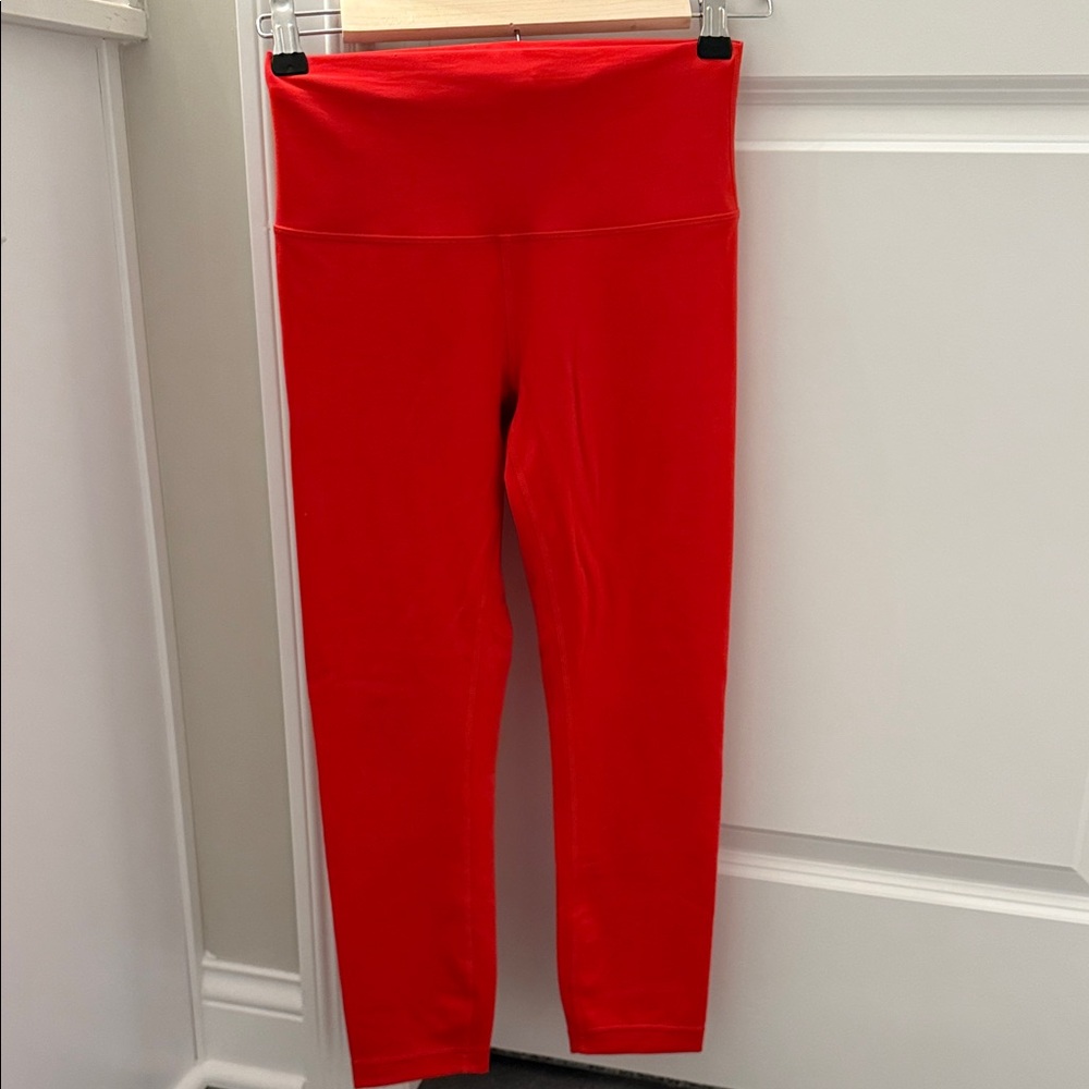 Lululemon Red Leggings